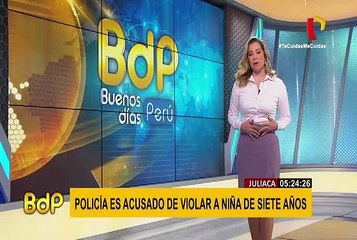Juliaca: capturan a policía acusado de violar a niña de 7 años