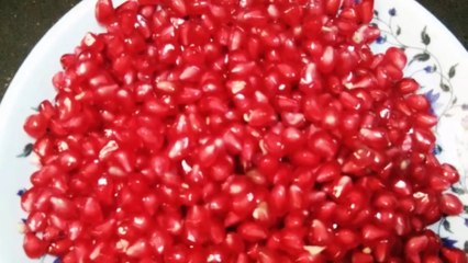 How to cut pomegranate  l  fruit l fruit cutting l