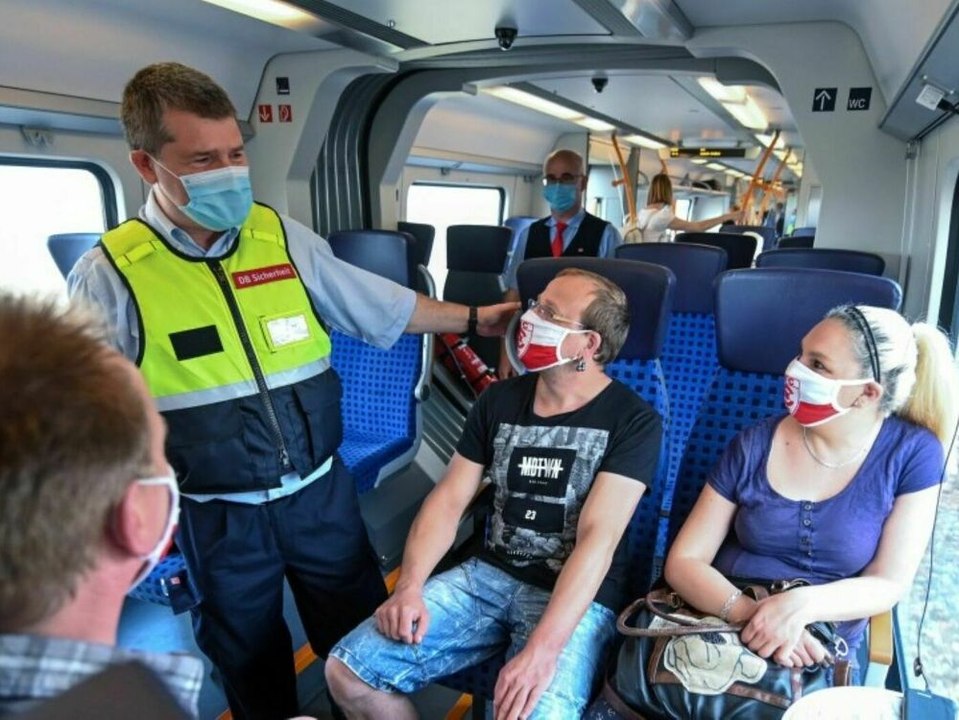 Deutsche bahn führt veschärfte kontrollen der maskenpflicht durch