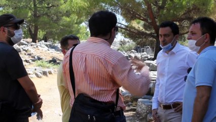 Priene Antik Kenti'ndeki yangın kritik noktada durdurulmuş - AYDIN