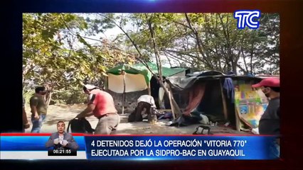 Banda delictiva vinculada a robos en aglomeraciones fue desarticulada en Guayaquil