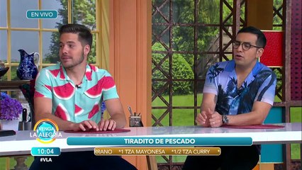 La chef Betty nos acompañó y nos pasó su receta de un rico Tiradito de pescado. | Venga La Alegría