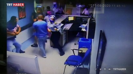 Refakatçi kabul etmeyen hastaneyi birbirine kattılar