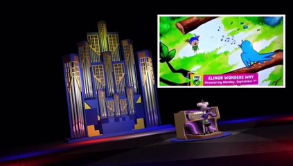 LKJ fugue in d minor with paw inc characters and Elinor wonders why pre-show collab message