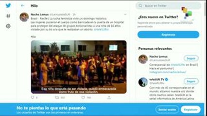 Brasil: mujeres protegen a niña que abortó tras violación de su tío