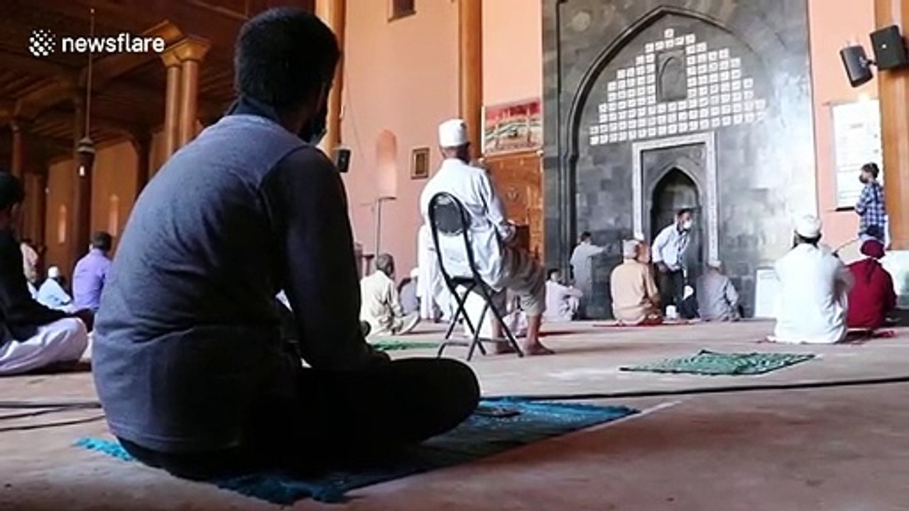 Historic Islamic prayer centre in north India reopened after five months of COVID-19 lockdown