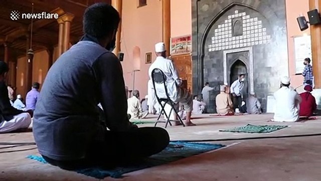 Historic Islamic prayer centre in north India reopened after five months of COVID-19 lockdown