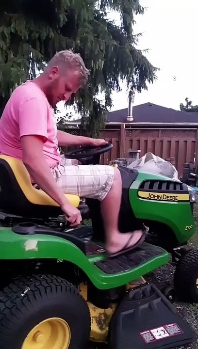 Riding Mower Fail