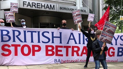 BA Betrayal protest