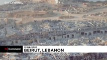 Esplosione in Libano: nuove riprese effettuate con un drone