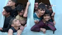 Samsun'da tırda 115 sığınmacı susuzluktan bitkin halde bulundu