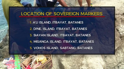 Pagkabit ng sovereign markers sa 11 uninhabited islands sa Batanes at Cagayan, itinuloy na