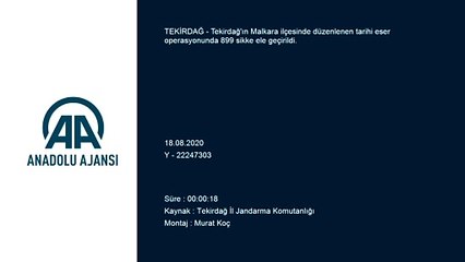 Tarihi eser operasyonu - TEKİRDAĞ