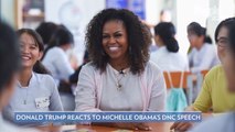 Donald Trump Reacts to Michelle Obama's Speech Denouncing Him: 'Your Husband' Is Reason I Got Elected