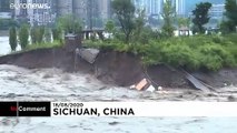 Des milliers de Chinois évacués après des pluies torrentielles dans le Sichuan