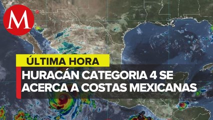 'Genevieve' se convierte en huracán categoría 4 en costas de Colima