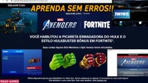 Fortnite - Como pegar a picareta esmagadoras do Hulk sem Erros!!