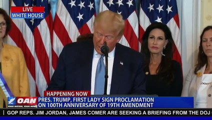 President Trump announces he will sign a posthumous pardon for Susan B. Anthony