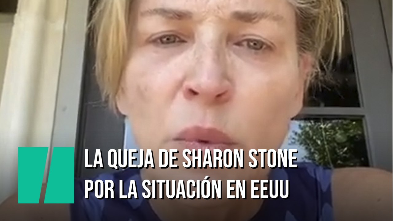 La indignación de Sharon Stone por la situación del covid en Estados Unidos