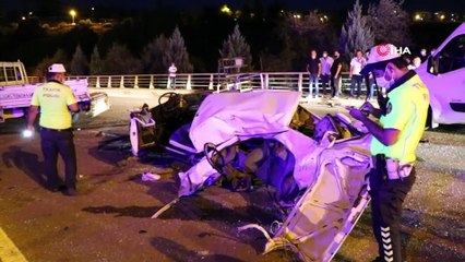 Çaldığı otomobille kaza yaptı