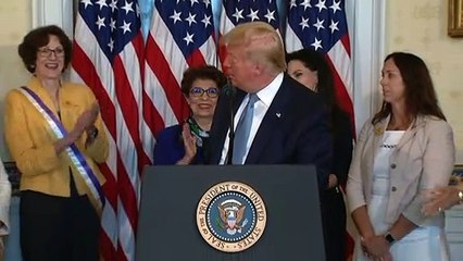 Trump indultó a la primera mujer estadounidense en votar