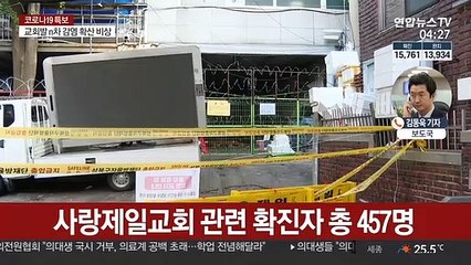 엿새간 1천명 넘어…사랑제일교회·집회발 감염 공포