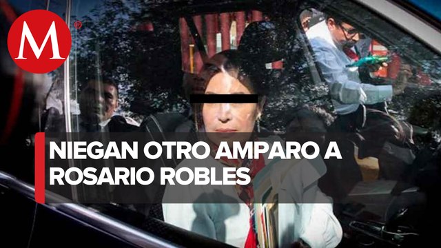 Jueza otorga suspensión provisional a Rosario Robles; busca su proceso en libertad