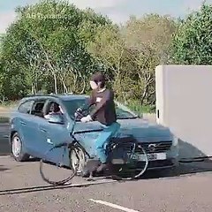 How dummy pedestrians help test car safety systems