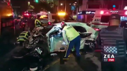 Tráiler choca con vehículo en Eje Central y Eje 6 Sur
