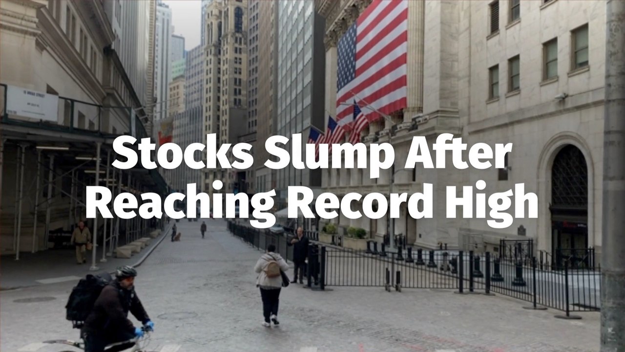 The Stocks Slump
