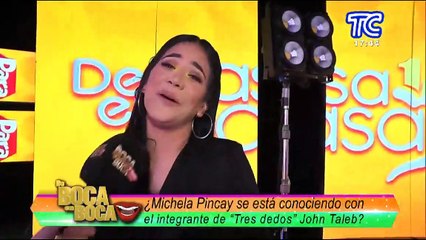 ¿Qué está pasando entre Michela Pincay y John Taleb?