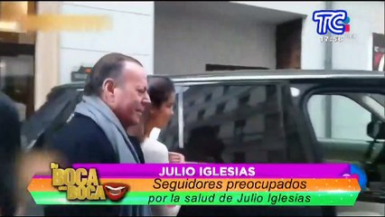 Imágenes muestran al cantante Julio Iglesias deteriorado  y con problemas al caminar