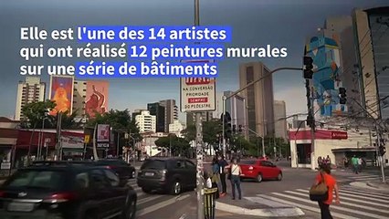 Brésil: Malgré la pandémie, le street art bien vivant à Sao Paulo