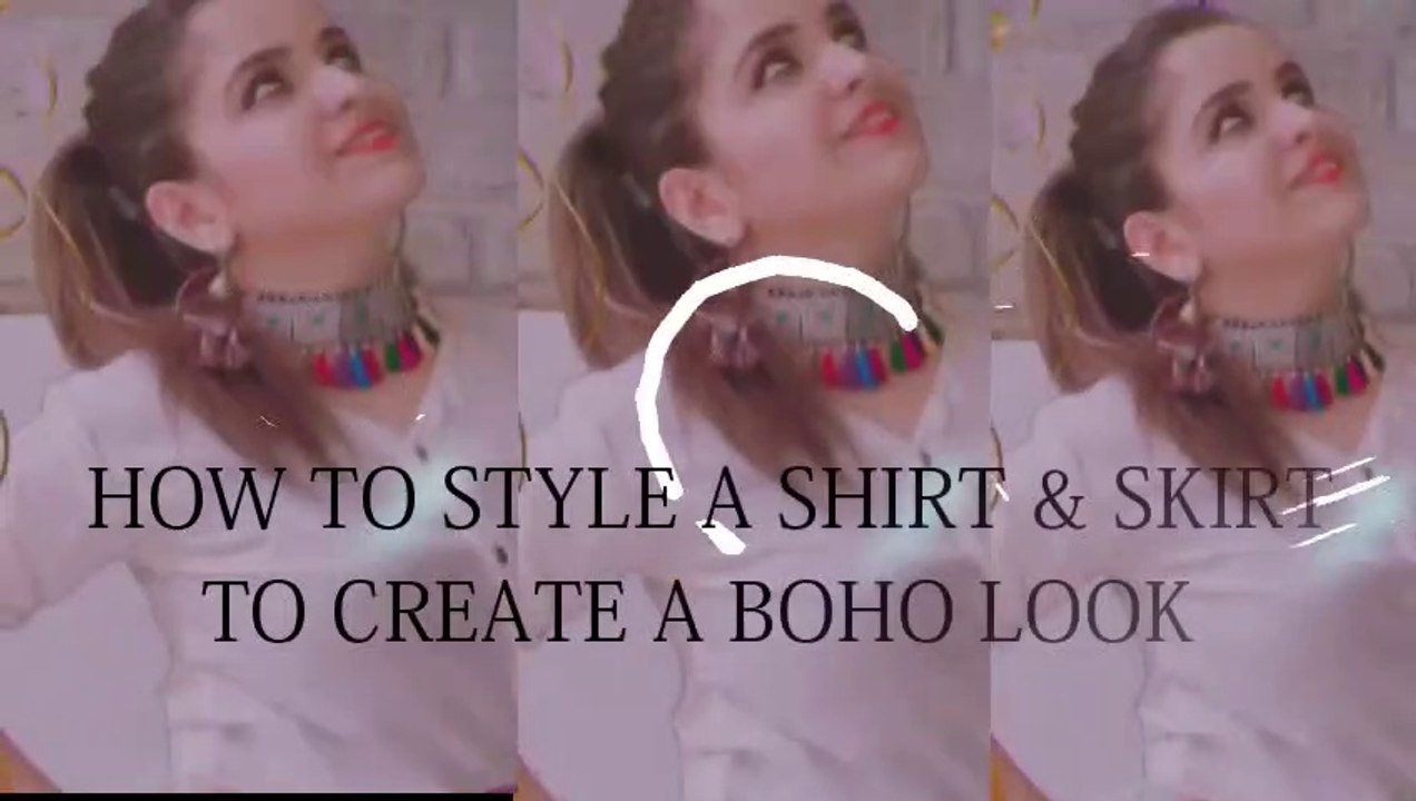 MY BIRTHDAY'S OUTFIT || BOHEMIAN LOOK|| TRENDY LOOK FOR 2020|| EASY & QUICK WESTERN+TRADATIONAL LOOK