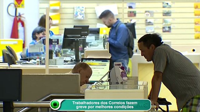Trabalhadores dos Correios fazem greve por melhores condições