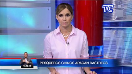 Ministro de Defensa, Oswaldo Jarrín, confirmó que 150 buques pesqueros chinos apagaron sus dispositivos de rastreo electrónico