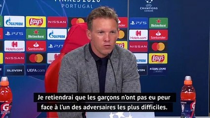 Demies - Nagelsmann : "Le PSG était tout simplement meilleur aujourd'hui"