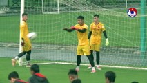 Inside Training | U22 Việt Nam tích cực rèn quân buổi đầu dưới cơn mưa tầm tã