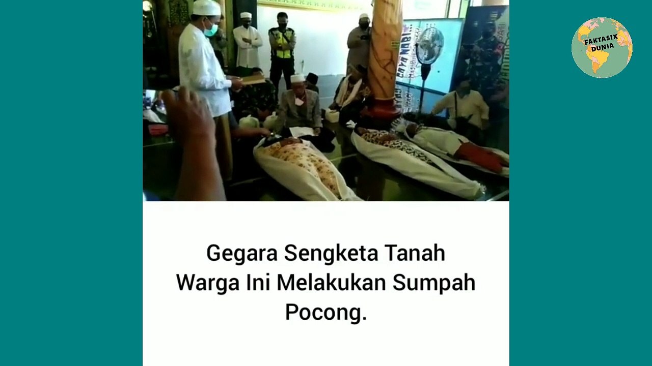 Akibat Sengketa Tanah, Warga Desa Prajekan Kidul Laksanakan ‘Sumpah Pocong’