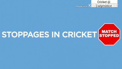 WATCH: Strange reasons for stoppage of cricket matches EXTRAS Cricket @ Dailymotion