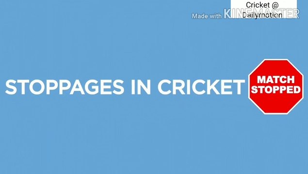WATCH: Strange reasons for stoppage of cricket matches | EXTRAS | Cricket @ Dailymotion