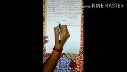 Csir-NET Dec 2011 question|linear algebra