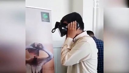 İran'da ilginç görüntüler! VR gözlükle Muharrem yası