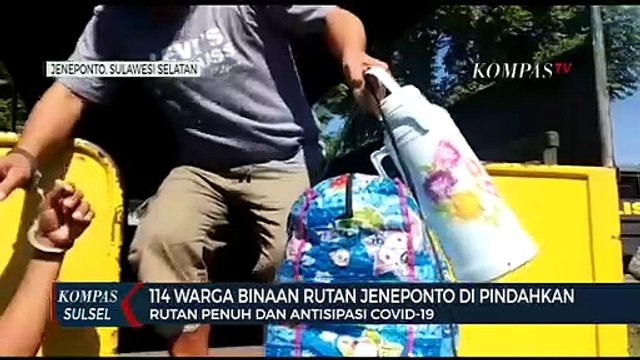 114 Warga Binaan Rutan Jeneponto Di Pindahkan, Rutan Penuh Dan Antisipasi Covid-19