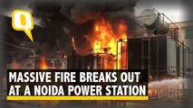 Massive Fire Breaks Out at Noida Power Sub-Station, No Casualties Reported