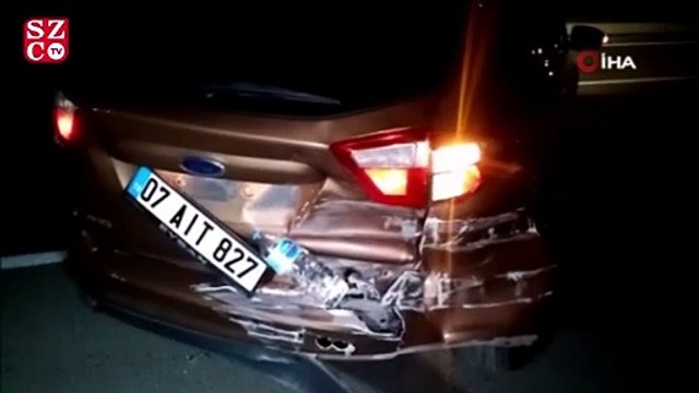 Çarptığı araçtakilere “Zararınızı karşılayacağım” diyerek kayıplara karıştı