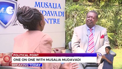 One on one with Musalia Mudavadi
