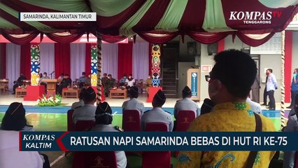 Ratusan Napi Samarinda Bebas Di HUT RI Ke-75