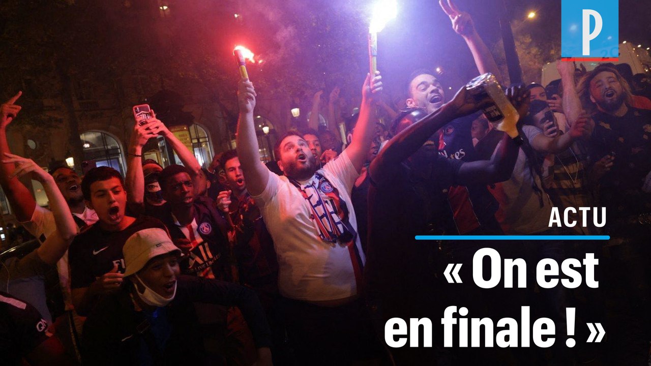 Victoire du PSG : Les supporters parisiens exultent sur les Champs-Elysées