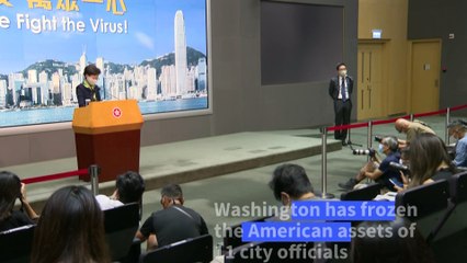 Carrie Lam cries foul at being 'mistreated' over US sanctions targeting her and 10 officials